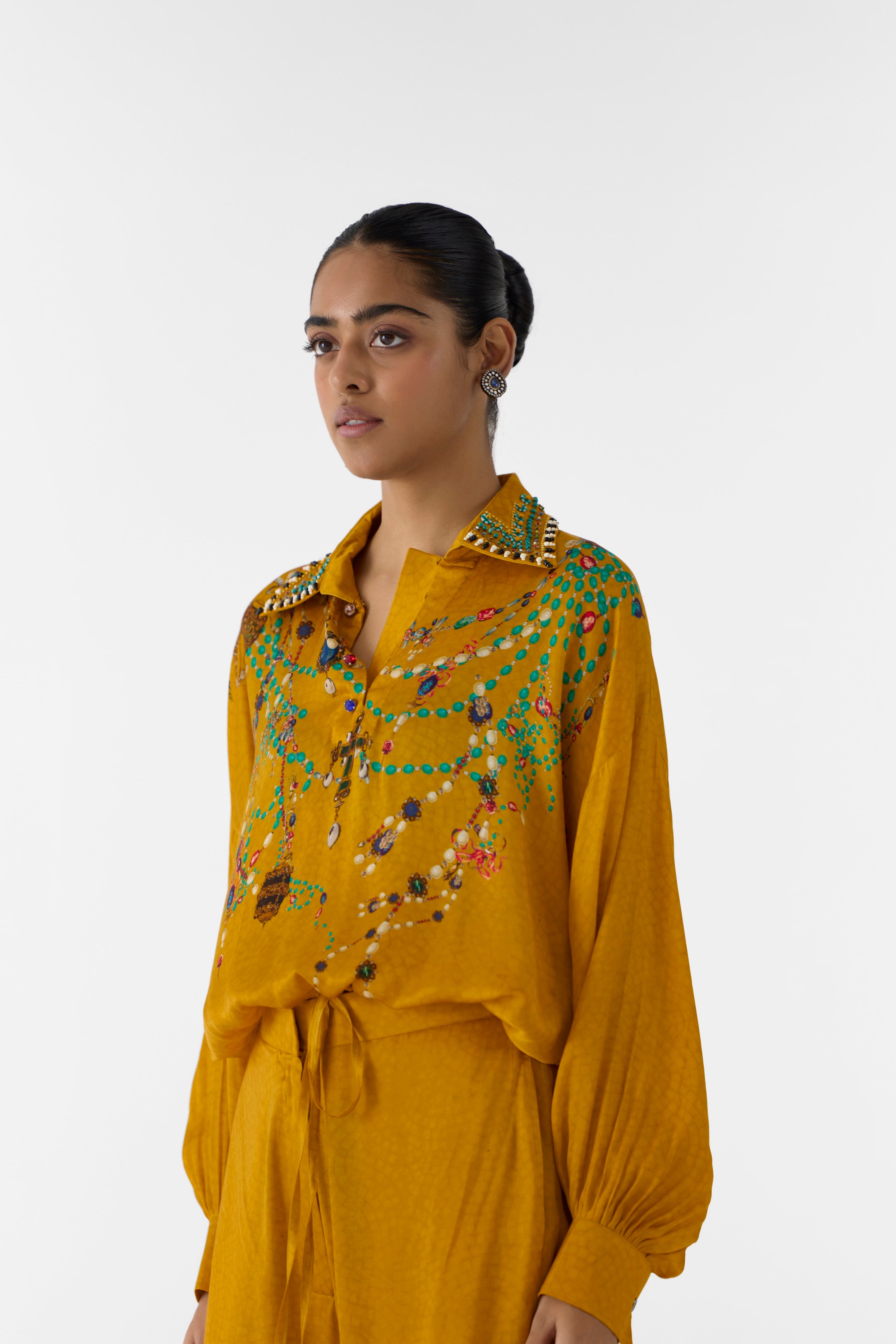 MUSTARD MAHARANI SHIRT & PANTS