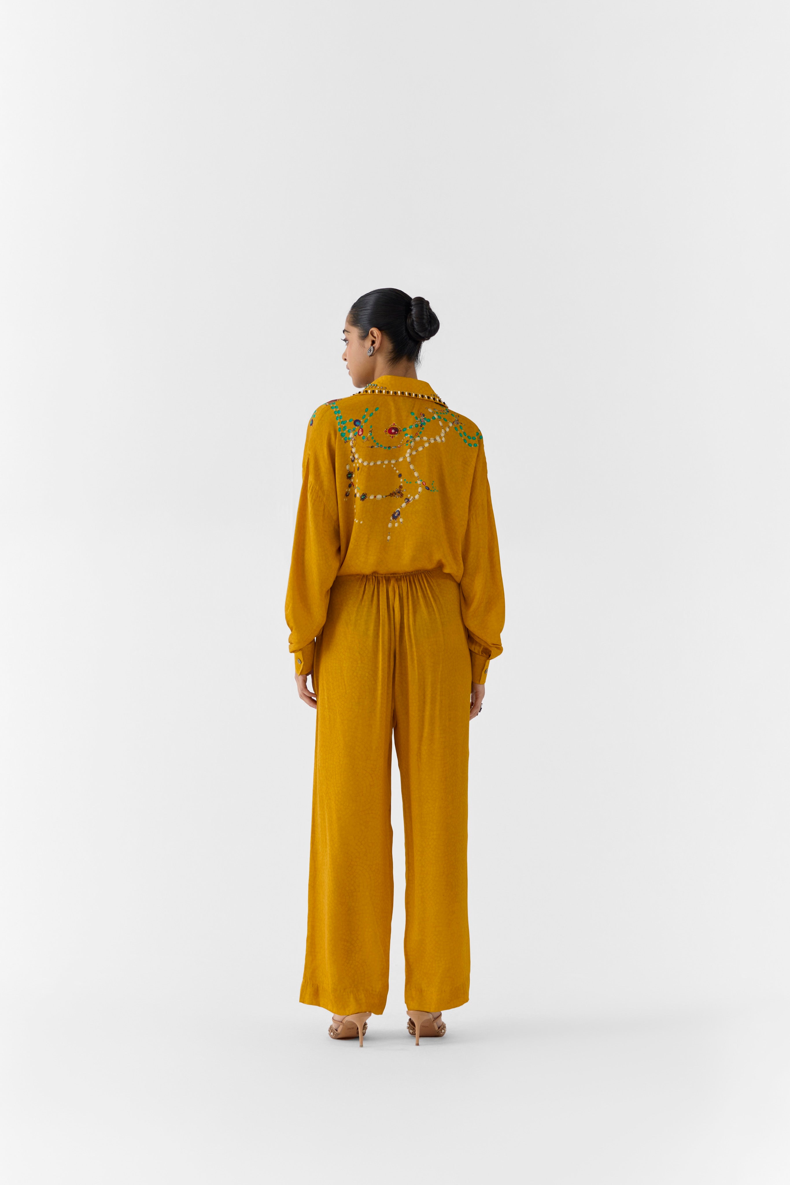 MUSTARD MAHARANI SHIRT & PANTS