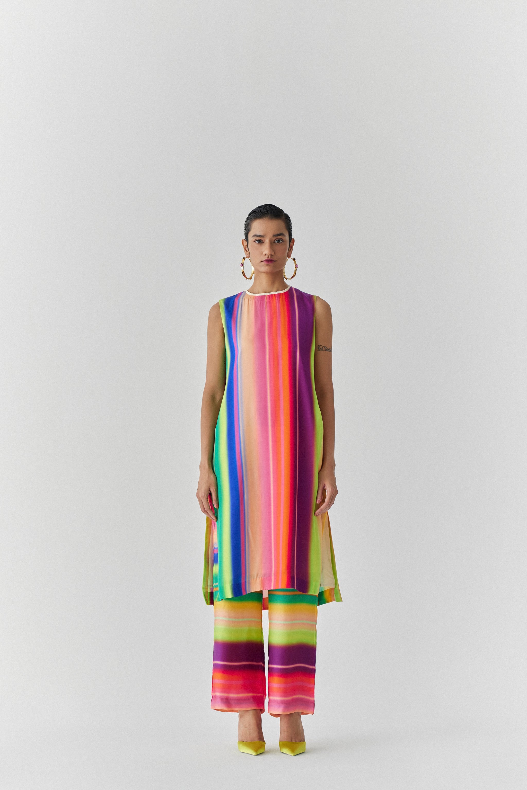 Bamboo Rainbow Kurta