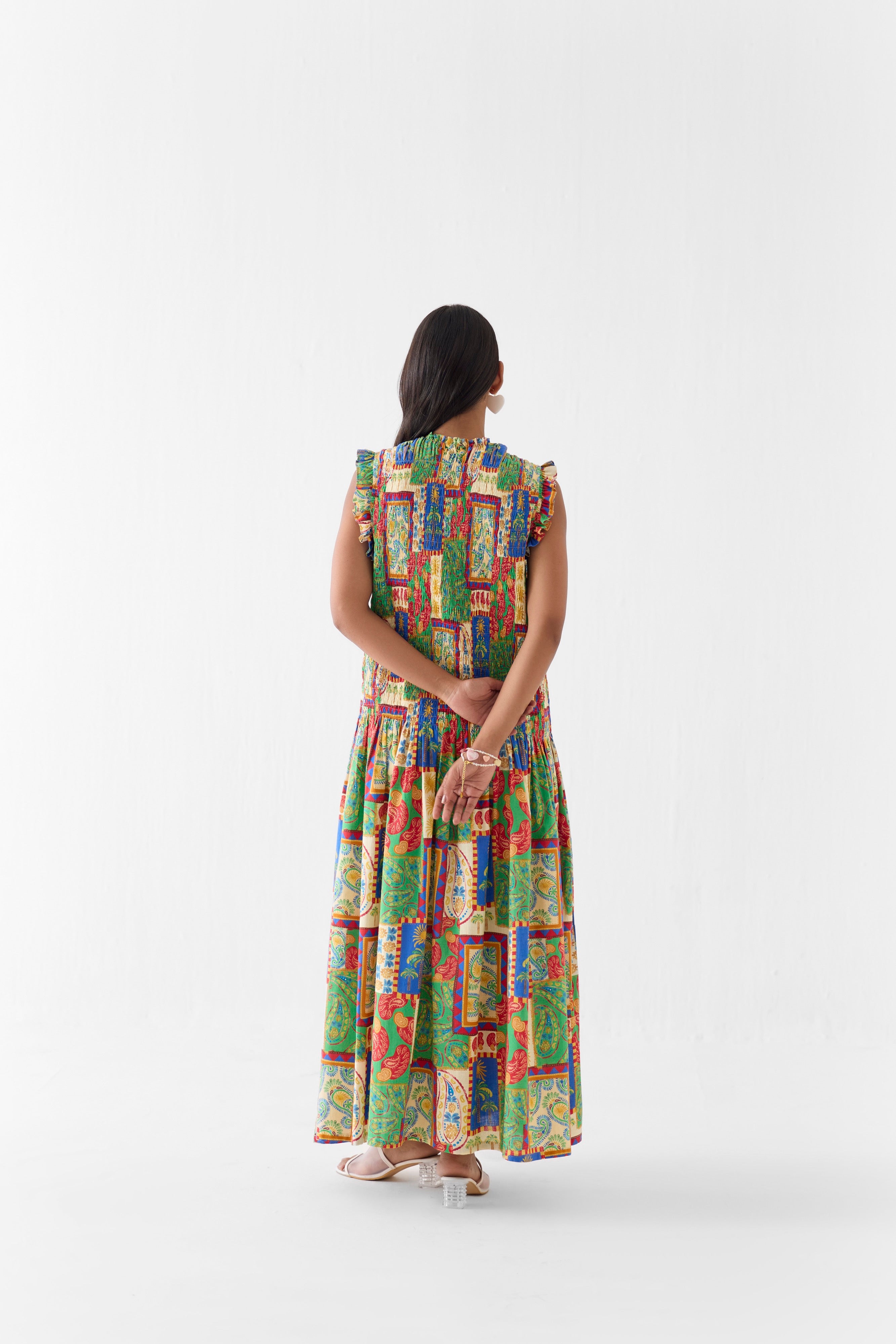 JOHARI RUCHING DRESS