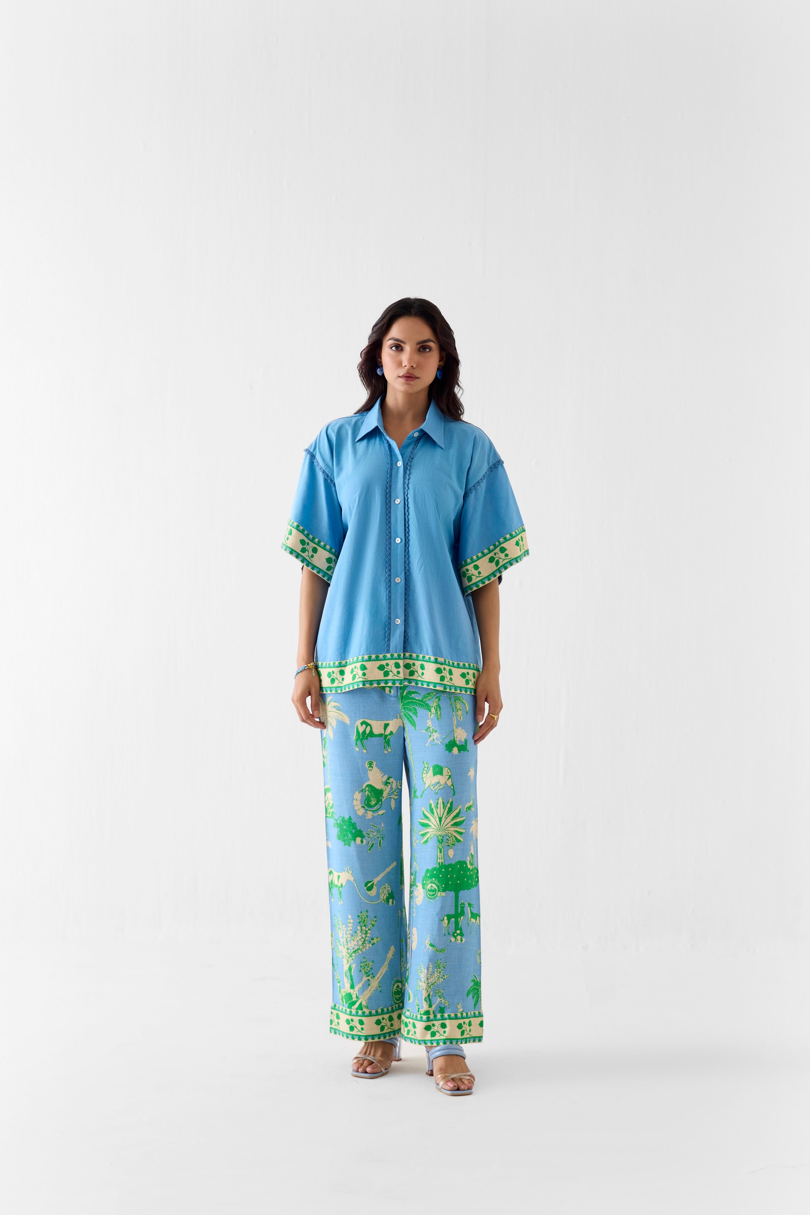 NILA BOXY SHIRT & TROUSERS