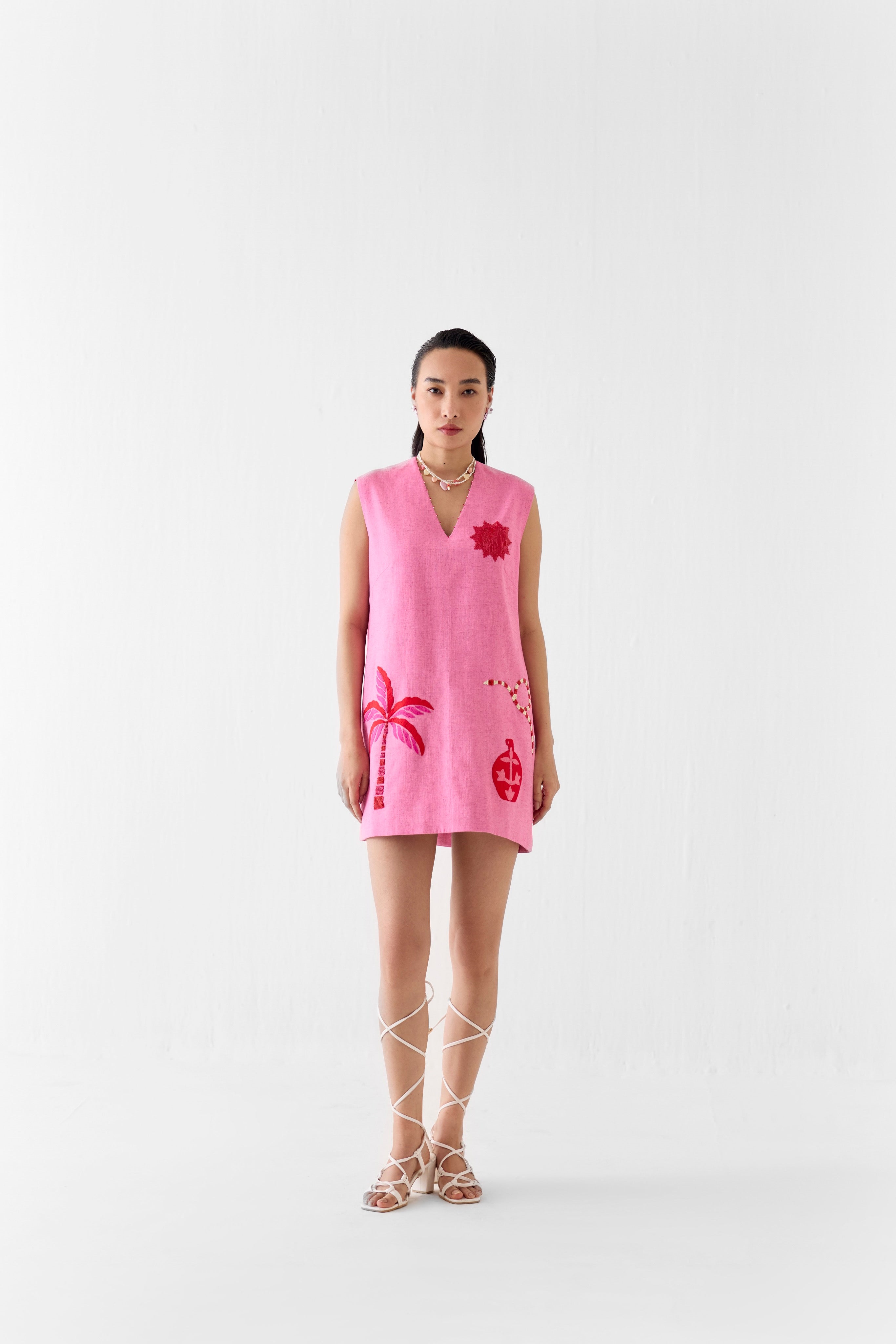 PINK CITY SHORT DRESS