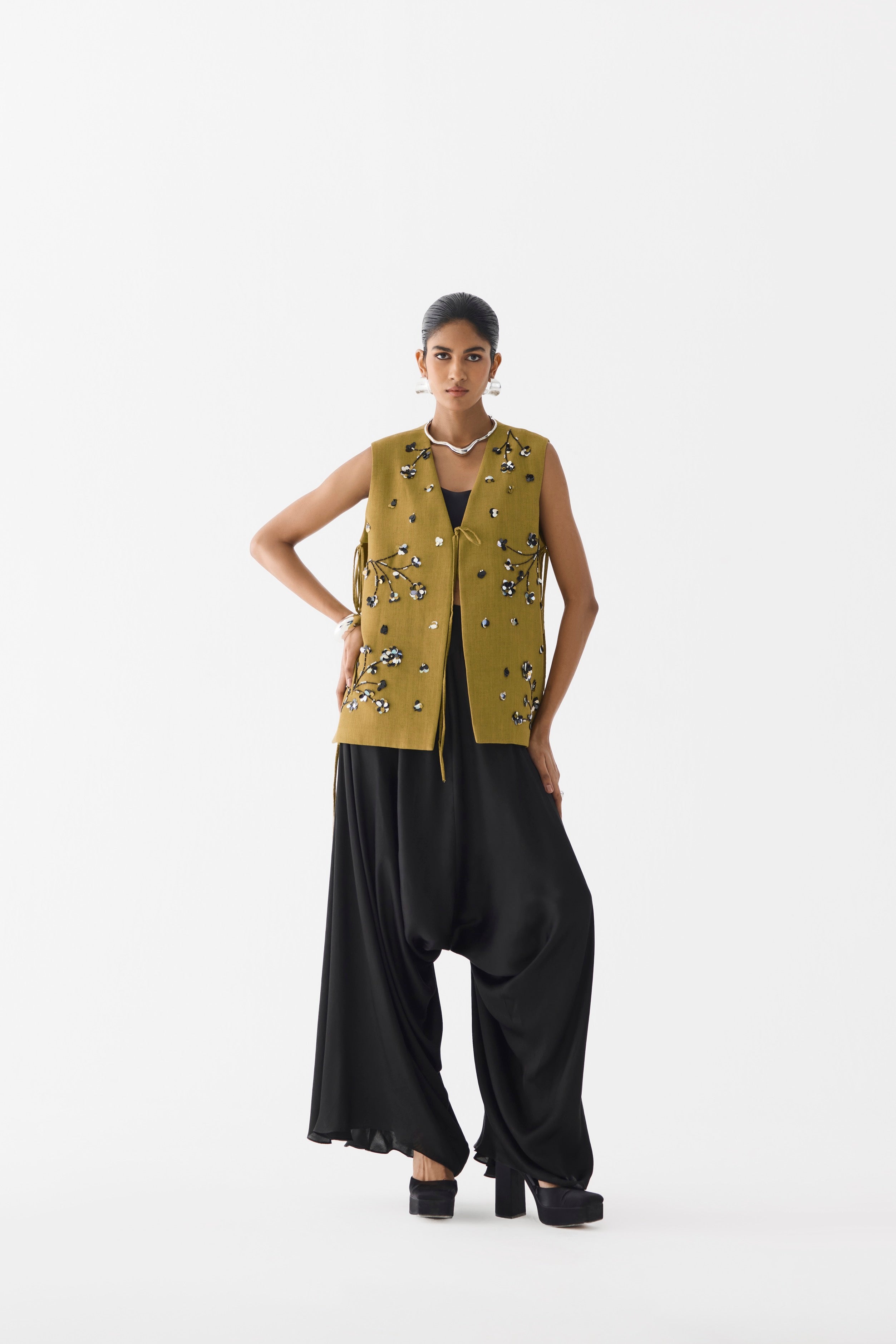 TIGER LILY VEST & DHOTI PANTS