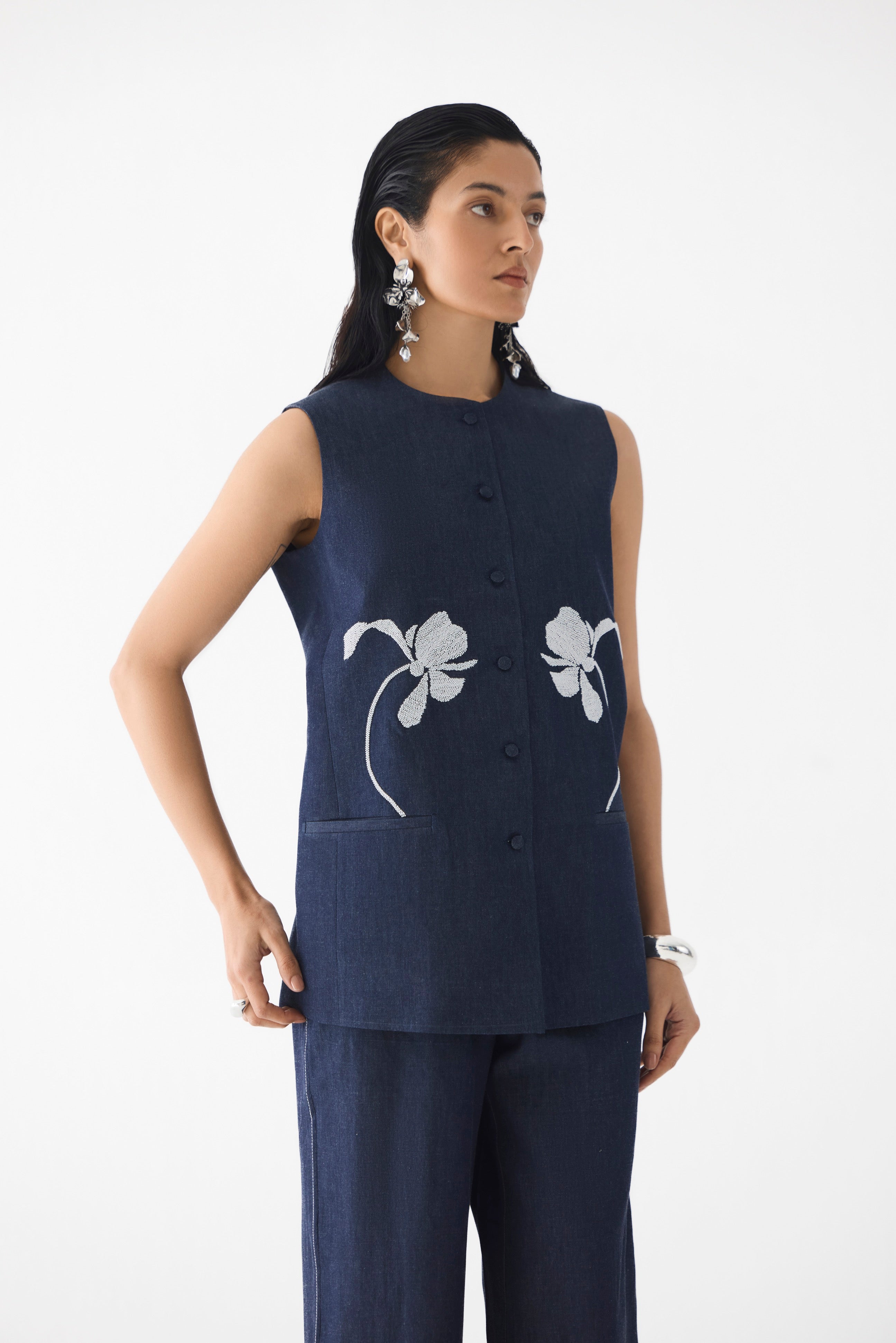 TIGER LILY DENIM BLAZER & TROUSERS