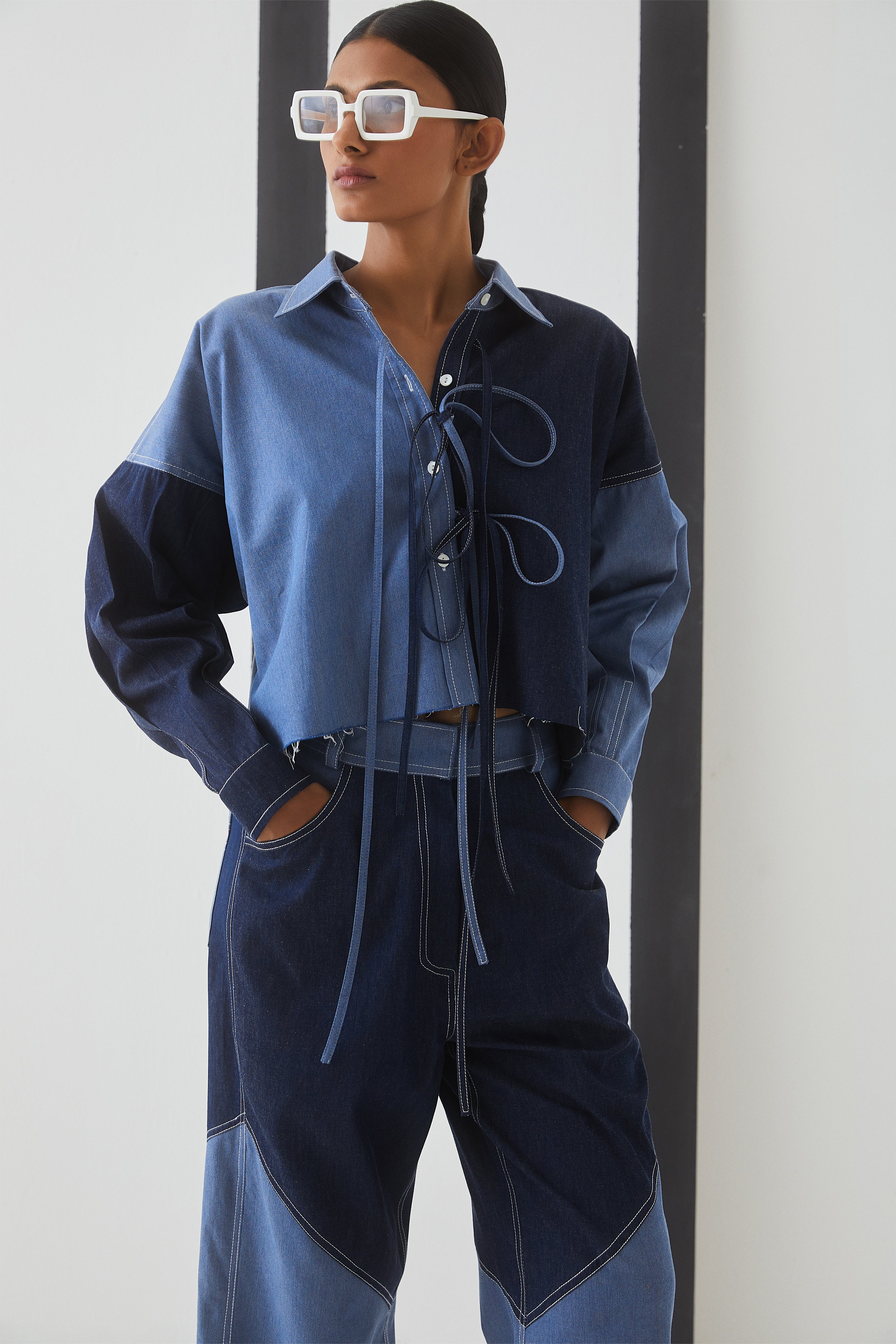 Minerva Denim Knot Shirt