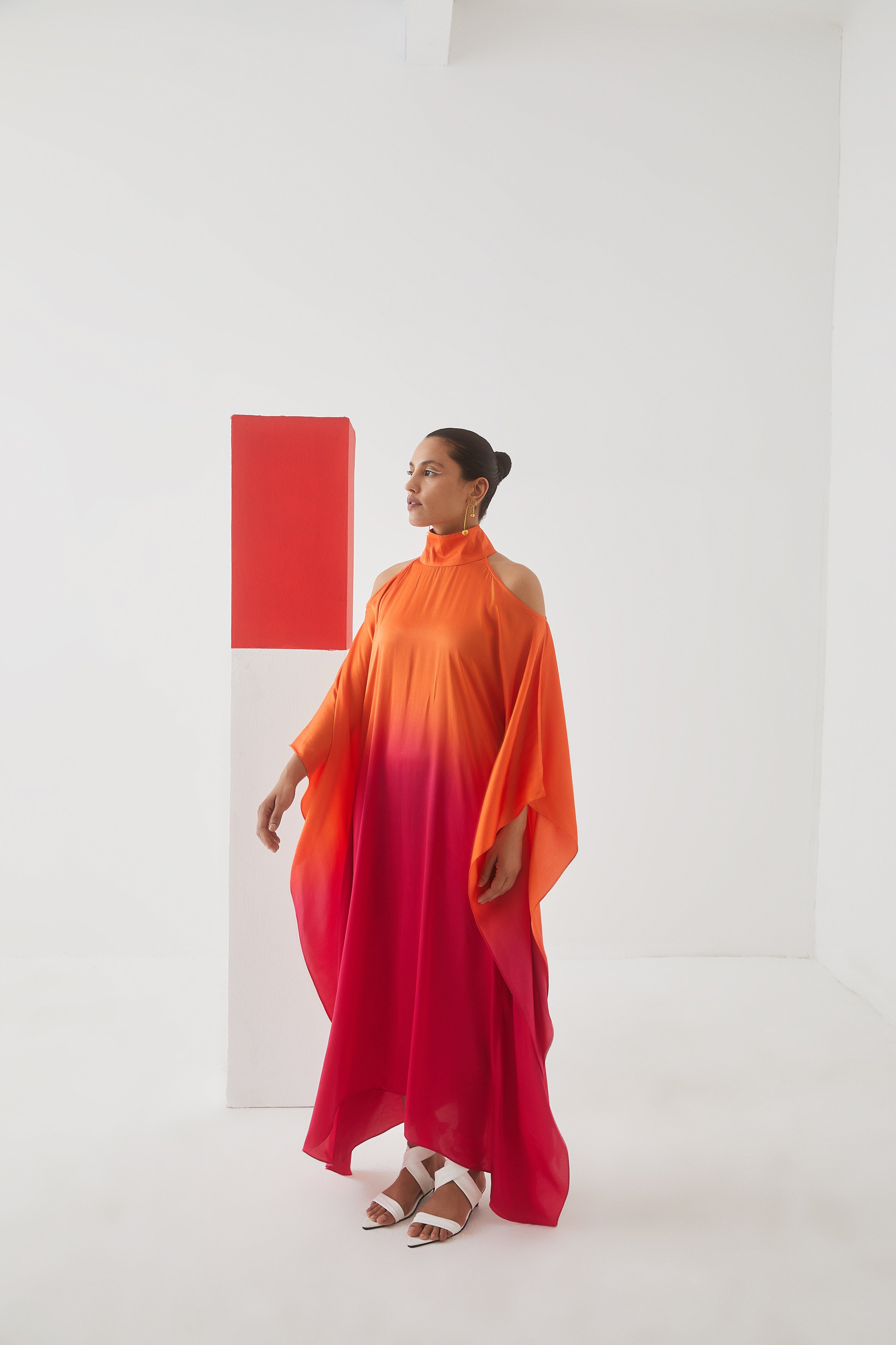 Leheriya Round Collar Dress