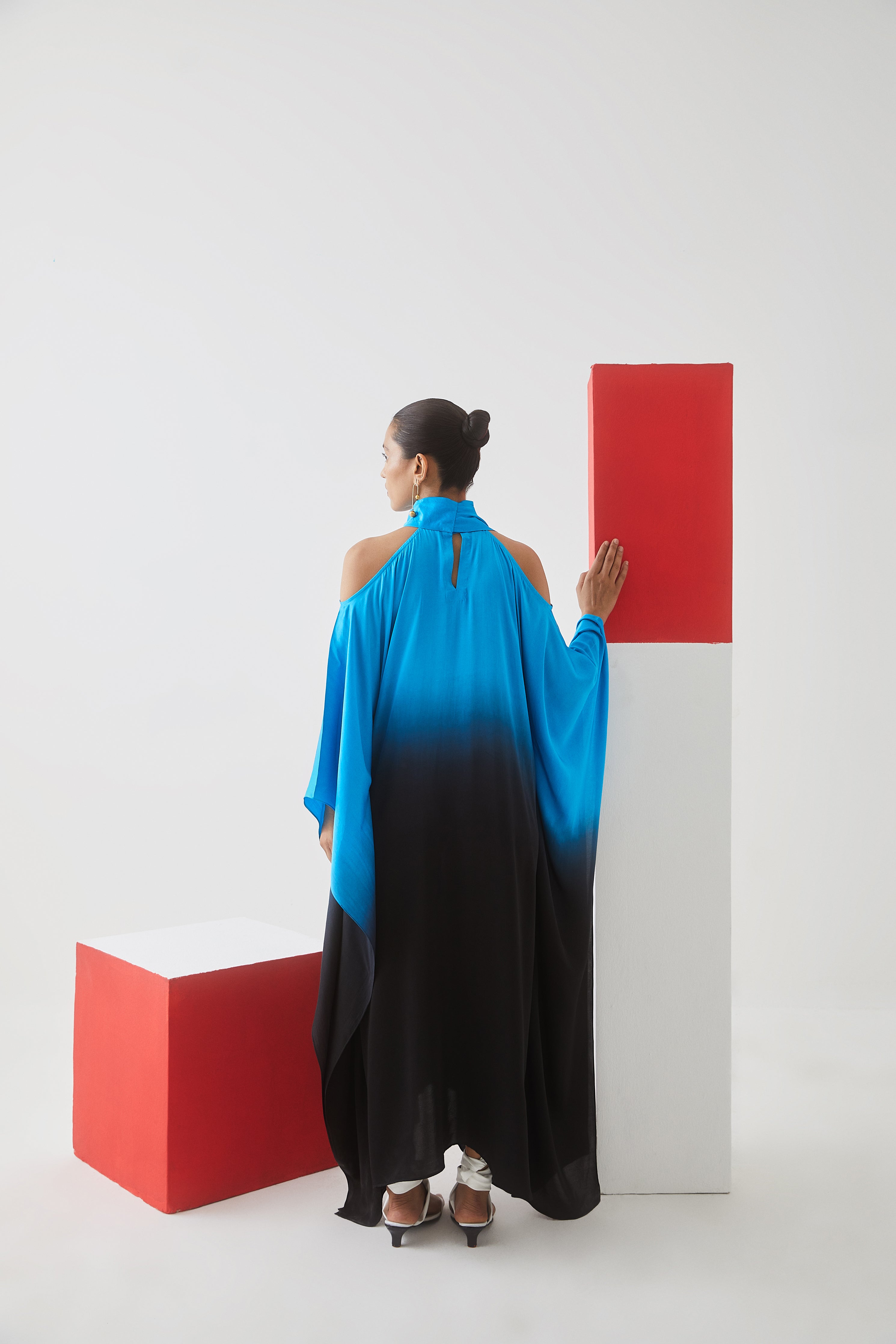 Leheriya Half & Half Dress