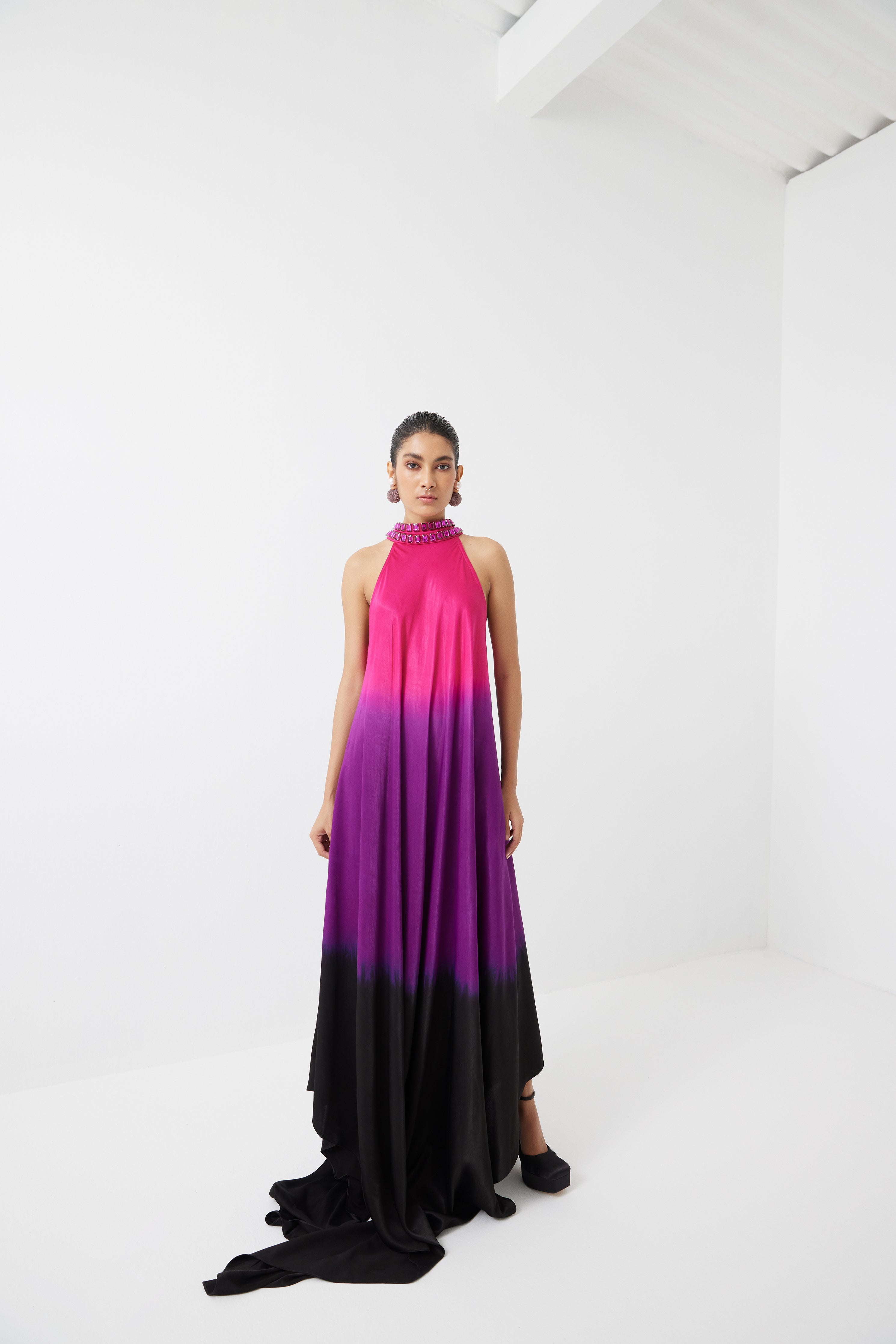 Leheriya Halter Dress