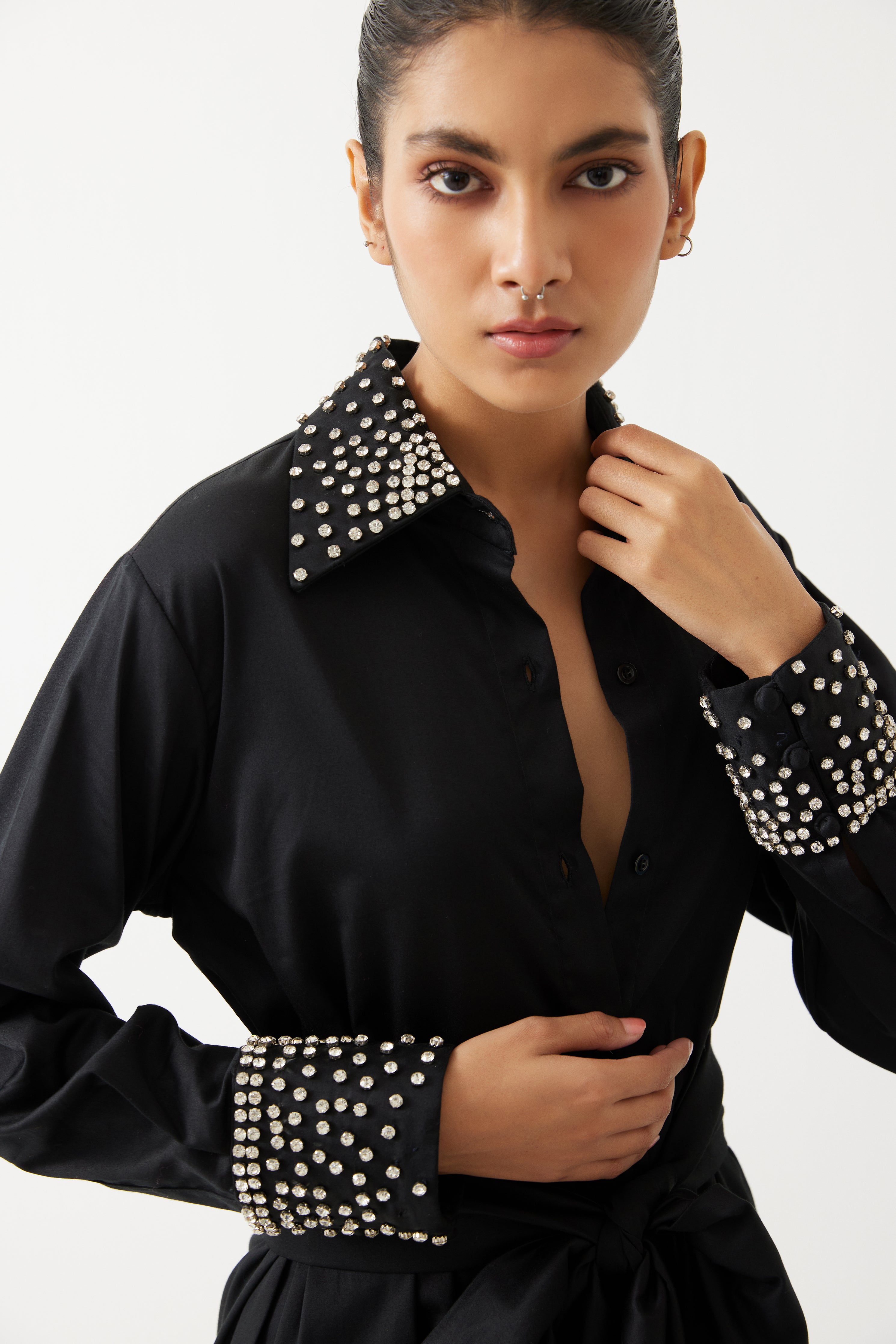 Night Sky Shirt Dress