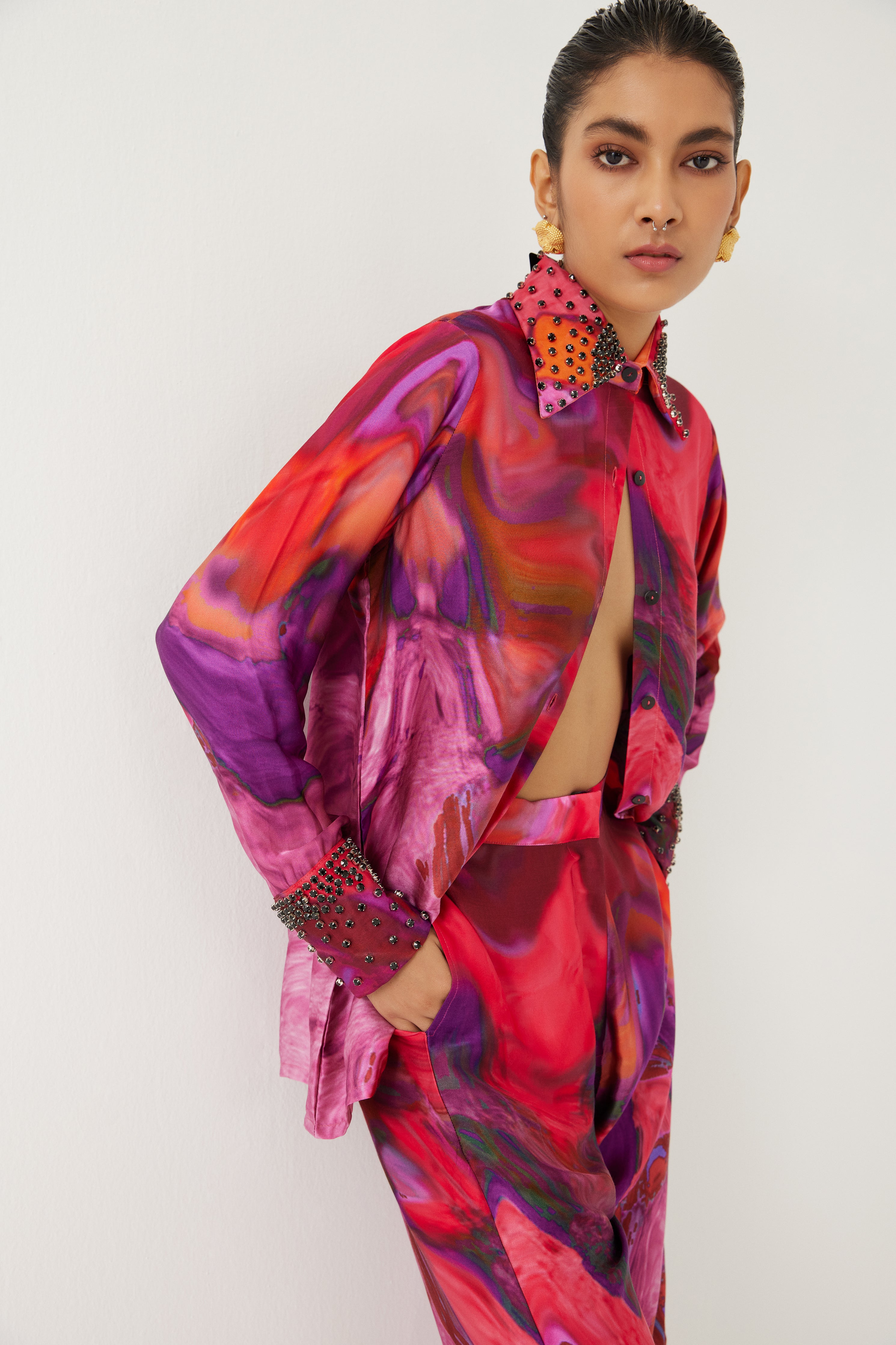 Red Sea Shirt & Trousers Co-ord