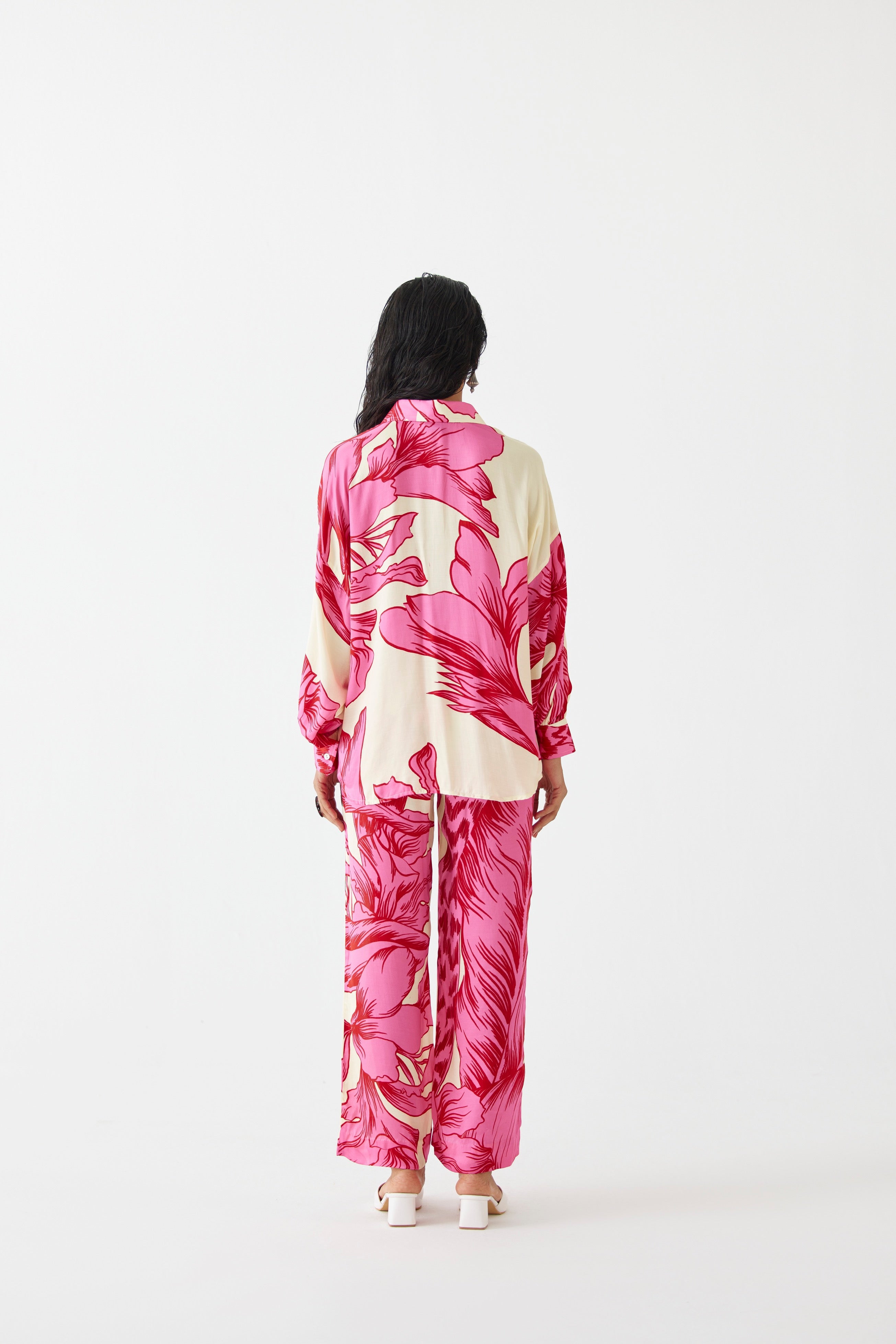 PINK APHRODITE SHIRTS & TROUSERS CO-ORD