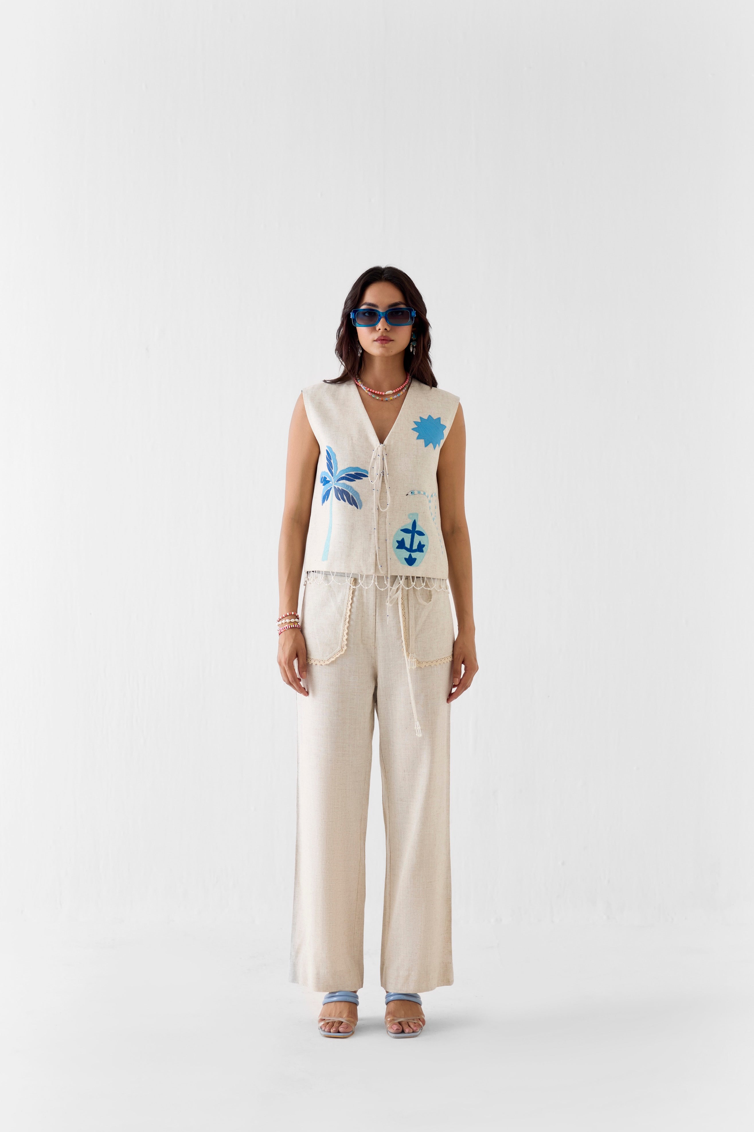 MATKA VEST AND TROUSERS CO-ORD