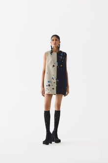 BUDS HALF AND HALF SUITING DRESS