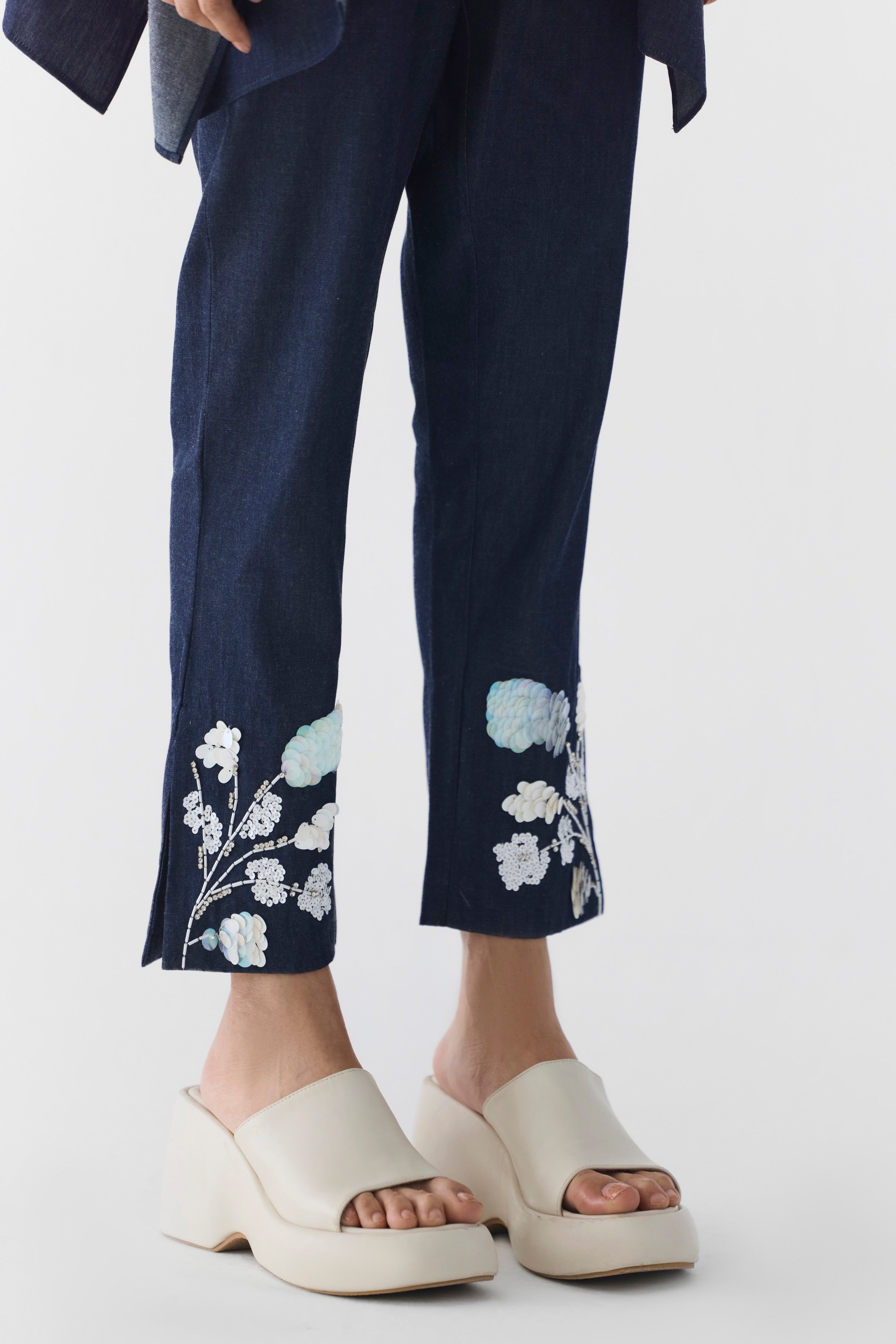 CALLA DENIM SHIRT & TROUSERS