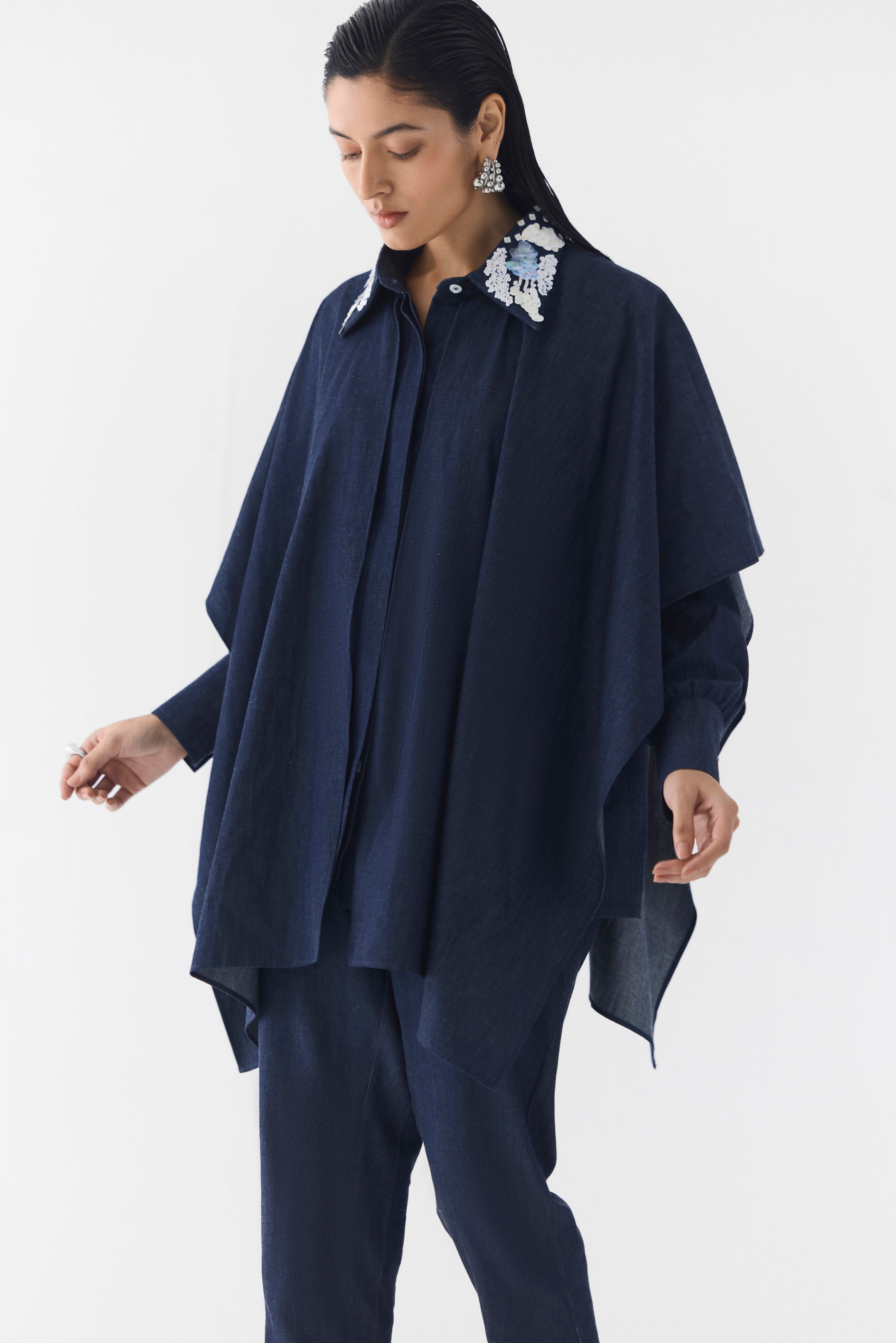 CALLA DENIM SHIRT & TROUSERS