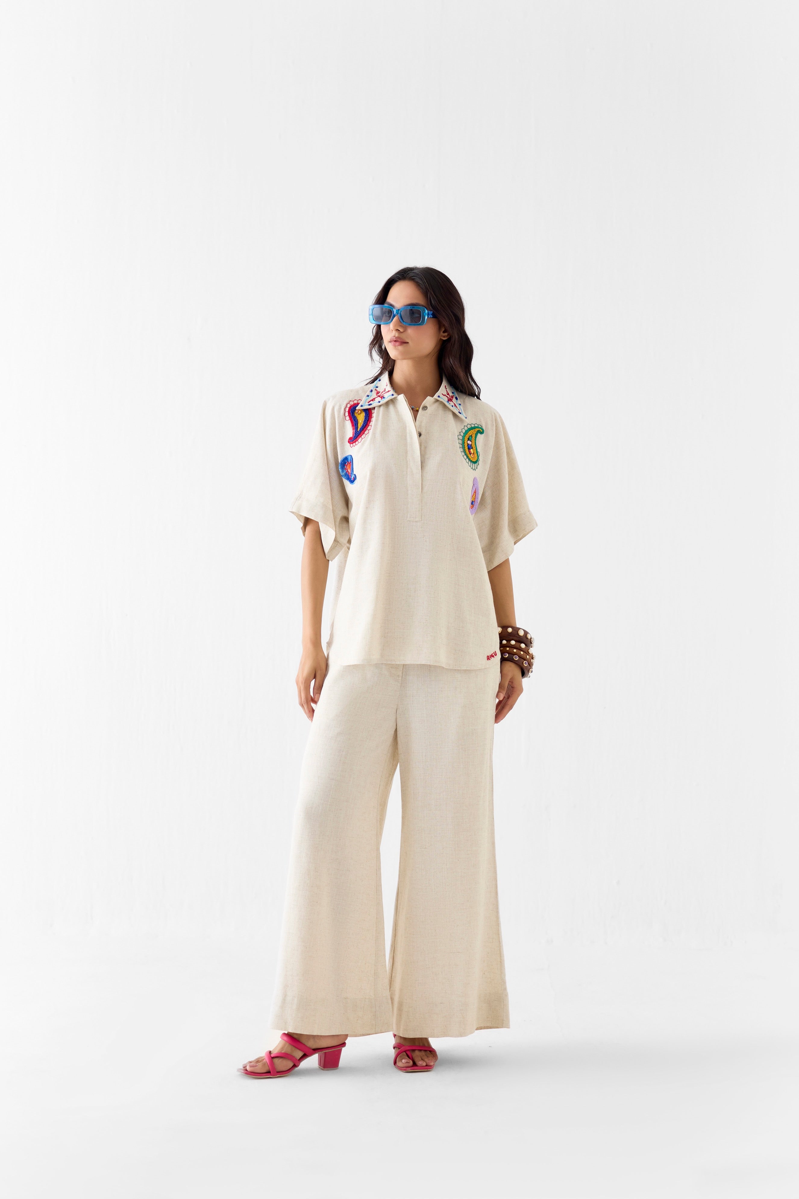 PAISLEY SHIRT AND TROUSERS CO-ORD