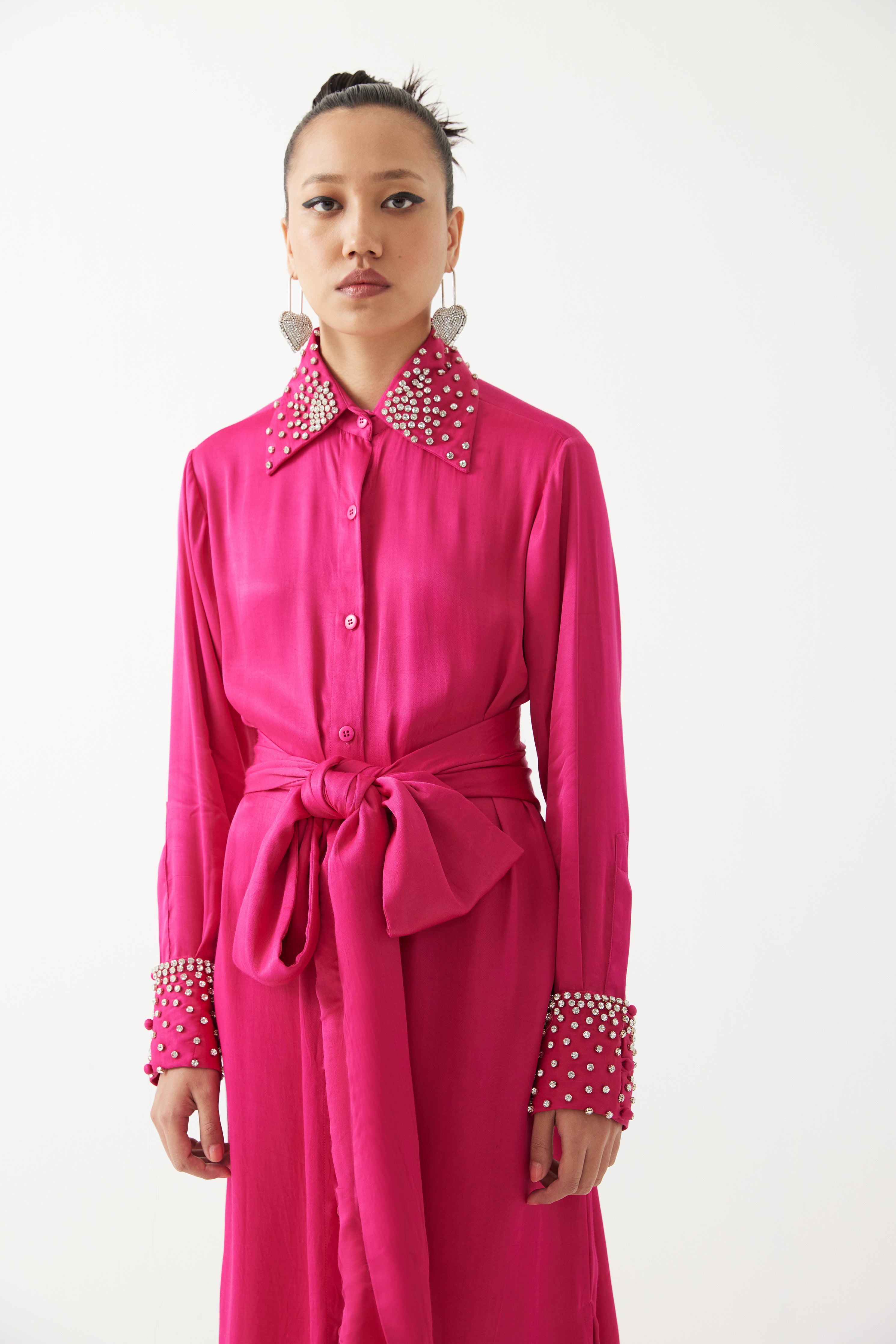 Rani Pink Shirt Dress